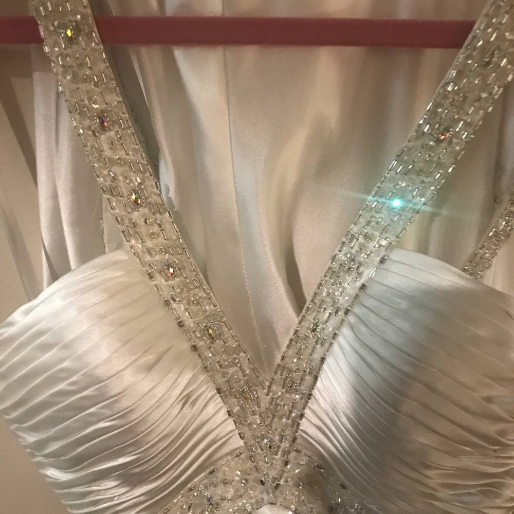 Elegant pageant or prom dress